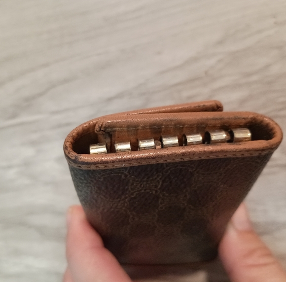 Celine Multicles Key Hooks Case Brown Small Vintage Retro Madcam Designer - Picture 3 of 8